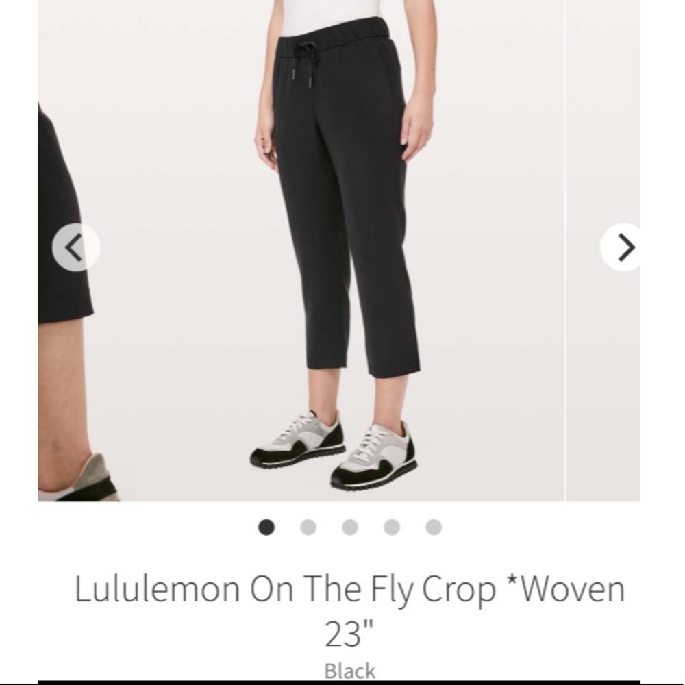 Lululemon on the Fly crop